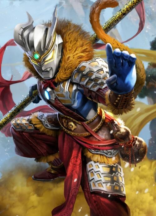 当赛罗穿上孙悟空战袍,来势汹汹.