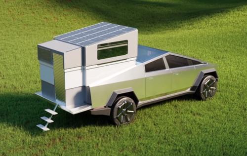 特斯拉皮卡加上它,竟能秒变成一所房!