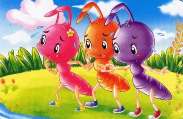 小蚂蚁过河看图写话二年级