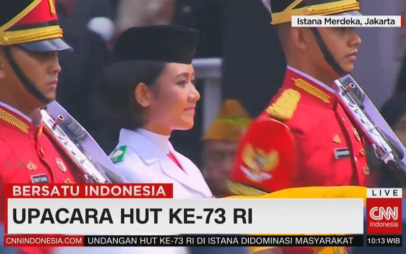 印度尼西亚2018年8月17日国庆节总统府活动精选