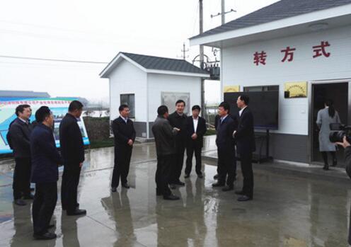 江苏盐城副市长崔浩到建湖县调研渔业科技入户及渔业工作