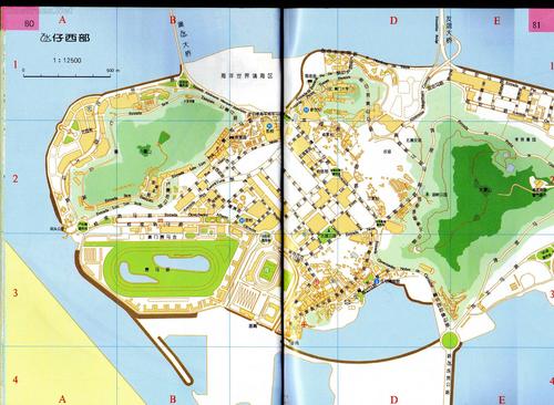 氹仔西部地图_澳门地图库_地图窝
