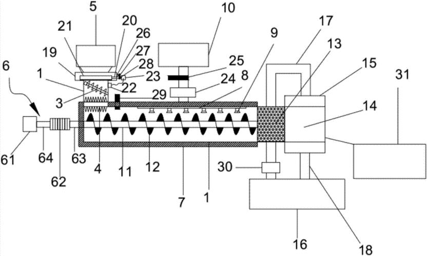 cn206463917u_一种有机肥造粒机有效