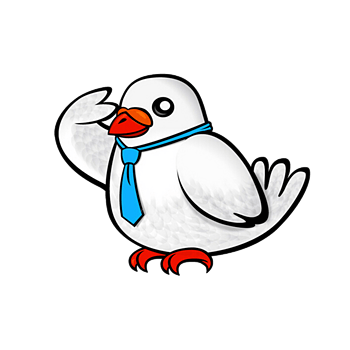 卡通鸽子