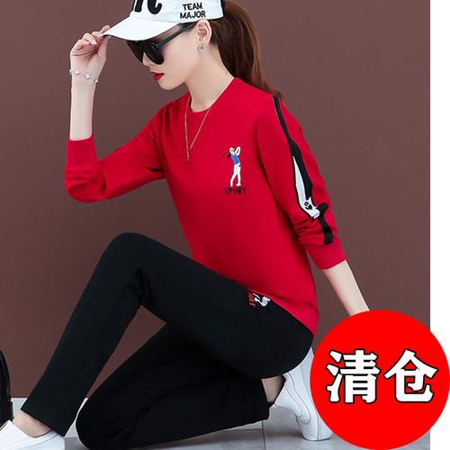春季连帽印花休闲棉服178元运动套装春秋时尚秋装名牌运动服252元