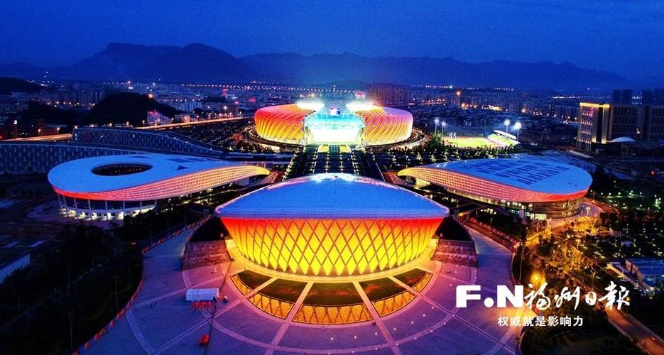 海峡奥体中心拥有"一场三馆",现已对市民开放.记者俞松 摄