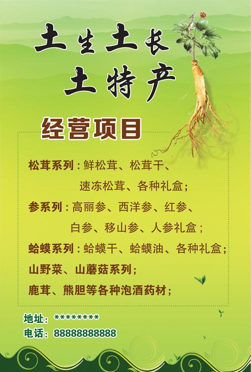 土生土长土特产平面广告素材免费下载(图片编号:)-六