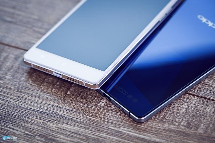 金属中框 钻石流光镜面 至美oppo r1c图赏