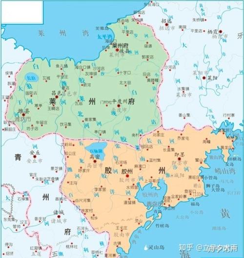 图10.清代胶州地图