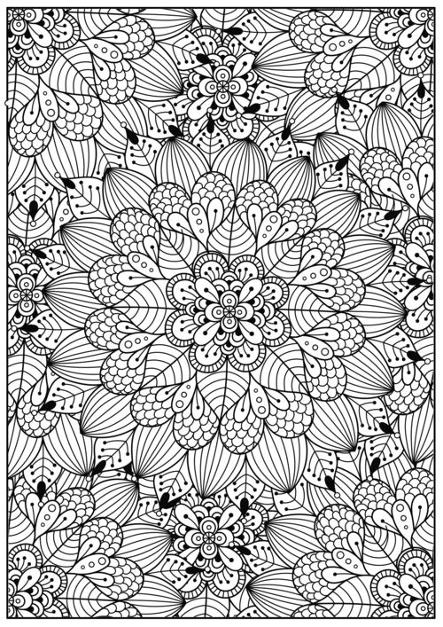 儿童38小孩减压a4填色本成人解压涂色本彩铅手绘绘图画本涂鸦