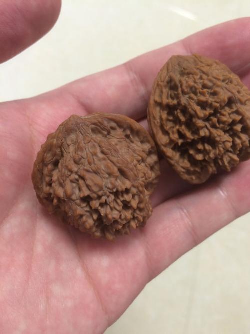 新买的核桃用新买的刷子刷过之后有一层白霜,不知道是