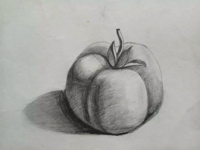 假期素描画