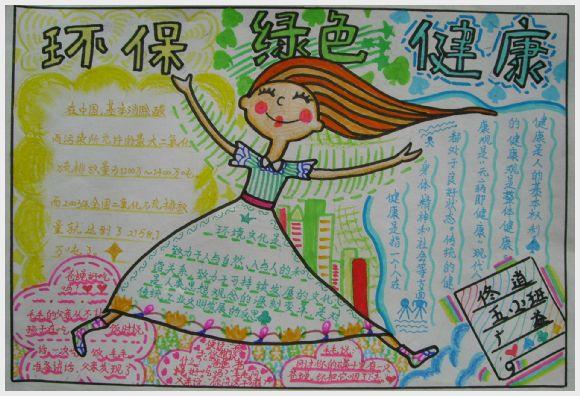 健康安全环保手抄报图片大全