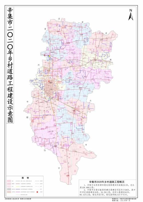 辛集市2020年乡村道路工程建设示意图