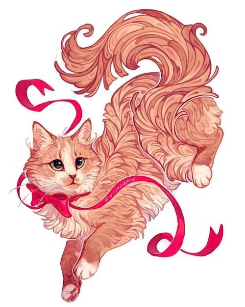 动物插画赏析丨画出灵气十足的动物