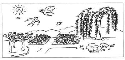 春天简笔画图片大全,美丽的春天简笔画图片