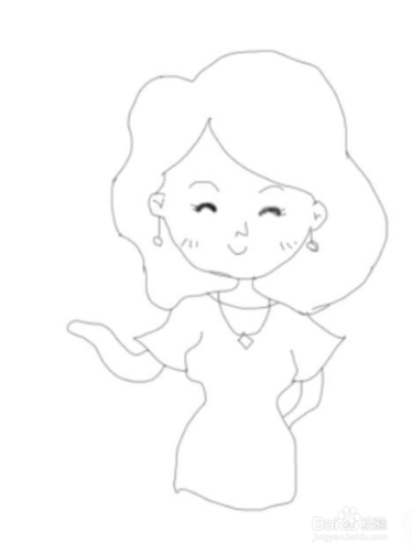 教你简笔画妈妈画像