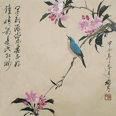 aline22采集到国画  采集 垂丝海棠 aline22 采集到 国画