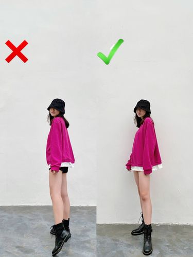 怎么拍照显腿长