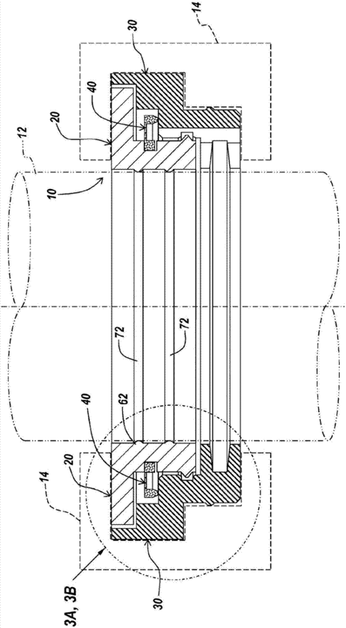 非接触的迷宫式密封组件的制作方法