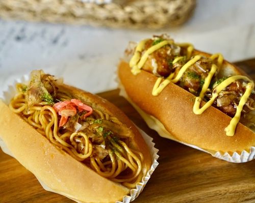 日式炒面面包&章鱼小丸子面包【北鼎烤箱食谱】
