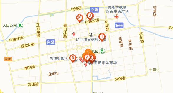 盘锦市体育场交通路线指引