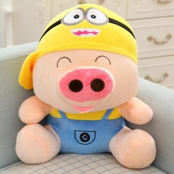 迪士尼旗舰同款麦兜变身公仔兔子毛绒玩具猪大号猪猪玩偶布娃娃生日