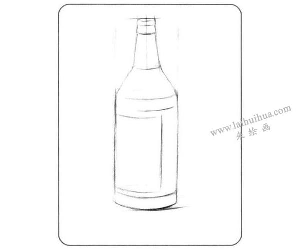 啤酒瓶儿童创意素描画法