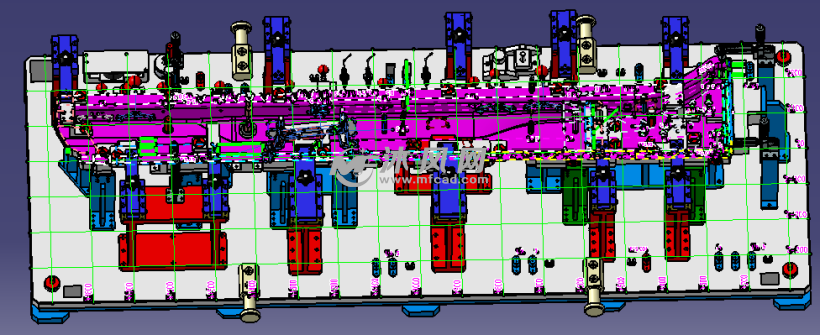 汽车检具门槛总成检具