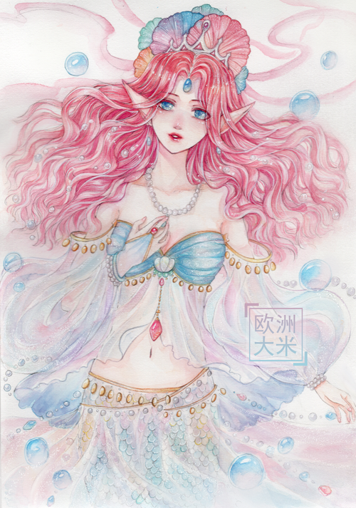 海的女儿 某人说画面粉了,太少.