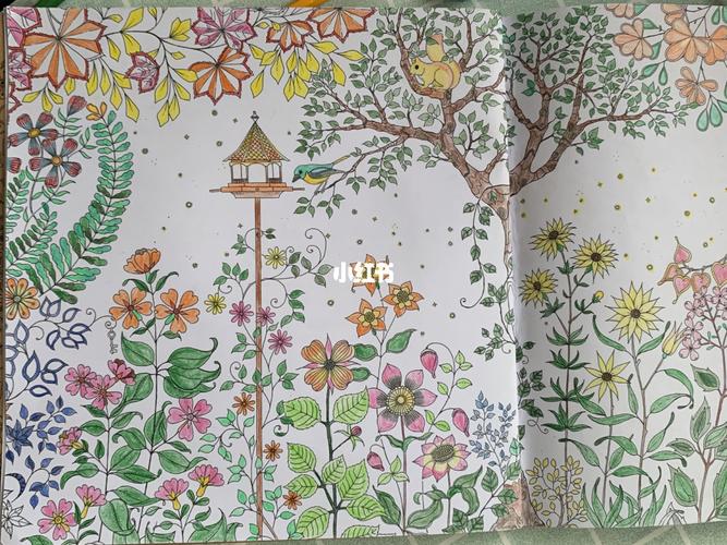 秘密花园涂色_秘密花园_文化_绘画