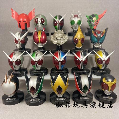 1/6假面骑士masucole头像盒蛋w电王ooo假面之世界 ooo