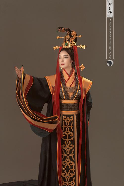 孙俪芈月传同款古装皇太后装大气汉服古装写真影楼摄影主题服装