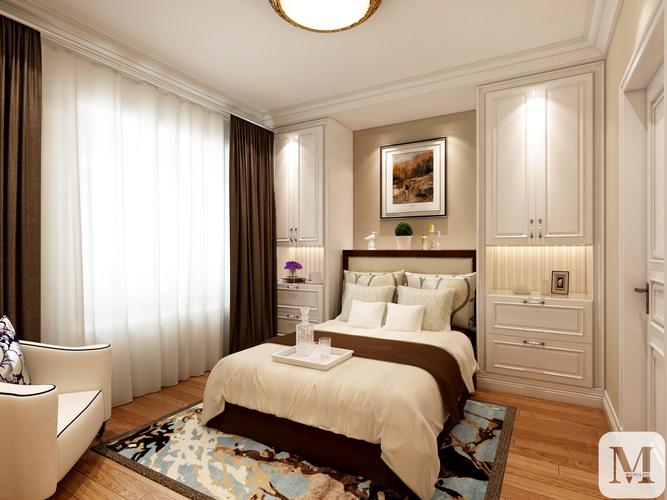 美式卧室衣柜装修效果图