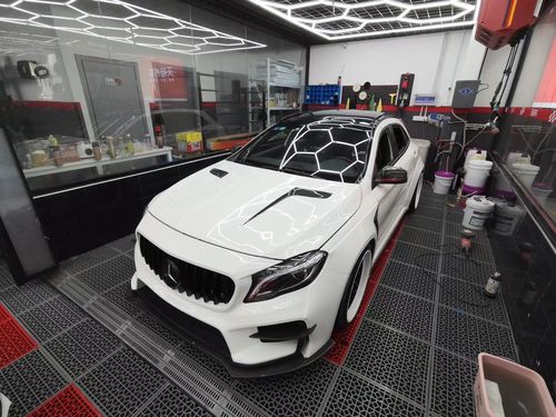 2020奔驰gla45amg,2020款奔驰gla200 lighthouse 奔驰gla 45 amg 宽体包围 改装 前杠 后杠
