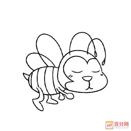 蜜蜂简笔画大全