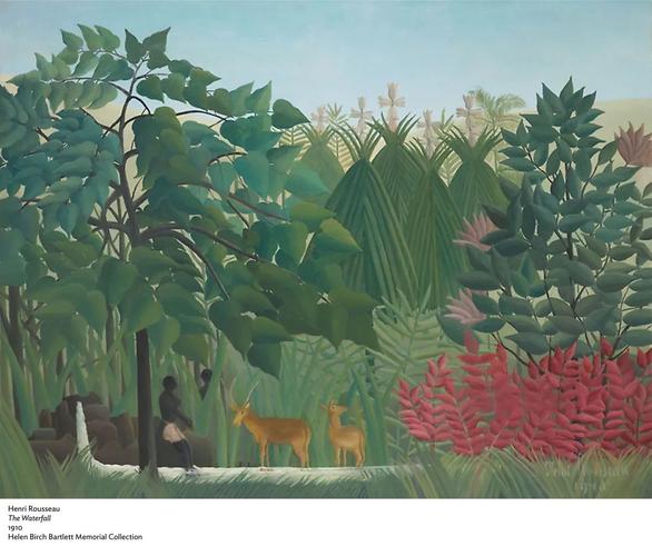 亨利·卢梭《瀑布 (the waterfall)》