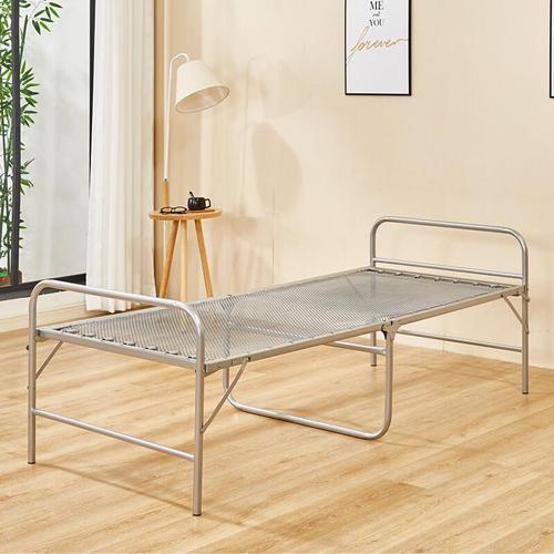 苏宁严选oloey行军床钢丝床经济型单人折叠床弹簧床加固午休床军绿色0