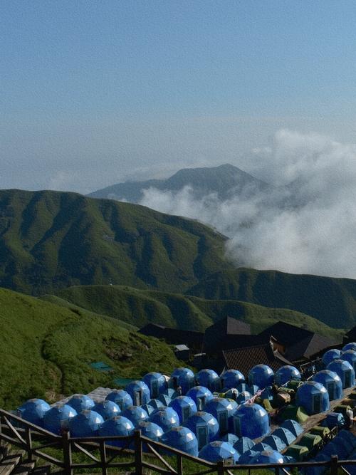 绝美武功山_星空_景点_云海_帐篷_爬山_榻榻米_武功山_出行_人文风光