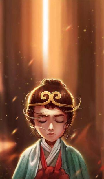 抖音热图丨卡通紫霞仙子至尊宝图