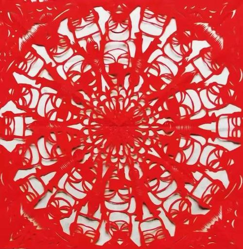 沁源剪纸艺人指尖的战"疫"作品