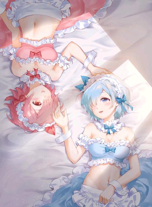 动漫高清壁纸 re:从零开始的异世界生活 艾米莉亚&蕾姆 部分泳装(第六