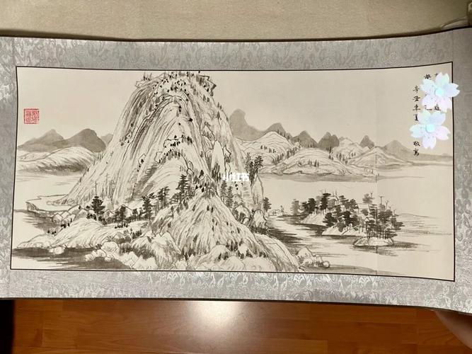 富春山居图 局部临摹_临摹_山水画_文化_绘画