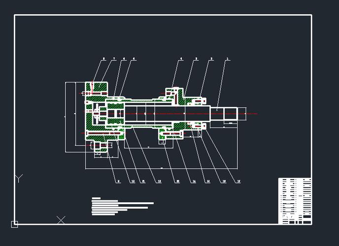 单活塞杆双作用液压缸cad总装配图纸dwg图纸