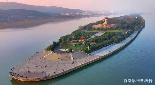 橘子洲头全景图