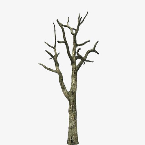 现代简约黑色树枝免抠素材免费下载_觅元素51yuansu.