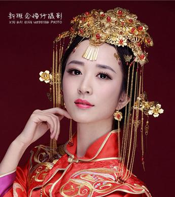 淮安古装婚纱摄影,优雅古典的中式新娘妆