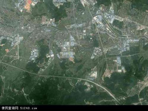 中国广东省江门市蓬江区杜阮镇地图(卫星地图)