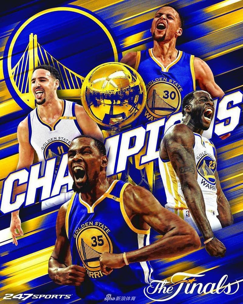 勇士夺冠海报:4巨头让29队全跪