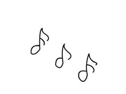 五线谱音符简笔画_如何画音符符号简笔画图片